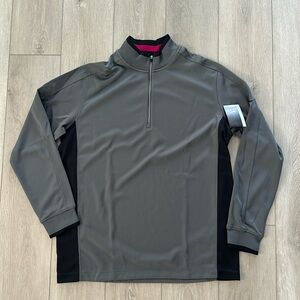 Johnnie Walker Whiskey Nike Golf Dri-Fit Half Zip Sweatshirt